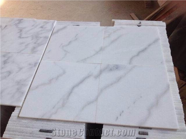 China Guangxi White Marble Tiles & Slabs