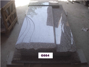 G664 Granite Tombstones,China Pink Granite