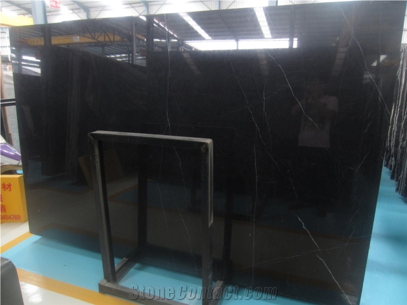 Nero Marquina Select Marble Slabs & Tiles,Spain Black Marble