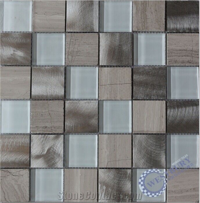 Kitchen Mosaic Design,Metal Mosaic Tile