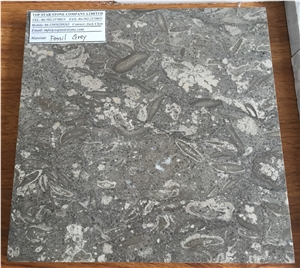 Cheap China Fossil Grey Marble Slab, Bawang Hua Grey Marble Slabs & Tiles