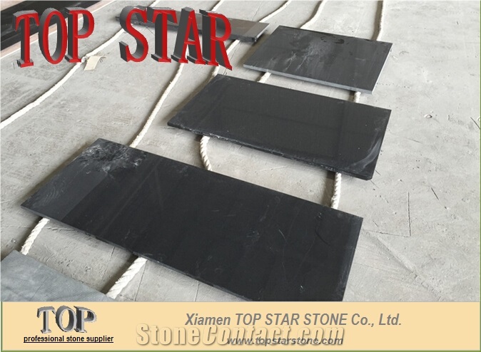 Hot Sale Chinese Prefabricated Absolute Black Kitchen Granite Countertop