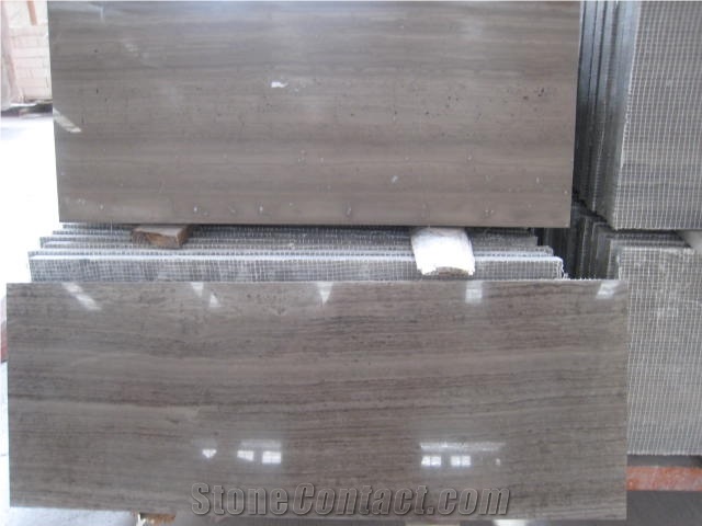 Polished Brown Wood Vein Marble Tiles,Antique Brown Marble
