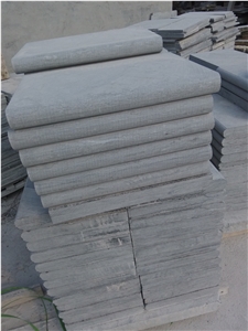 China Blue Limestone Swimming Pool Copping,Blue Limestone Swimming Pool Copping Bluestone Slabs & Tiles