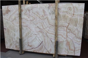 China Red Dragon Beige Onyx Jade Stone Slabs & Tiles,Red Dragon Onyx Floor Covering Tiles, Wall Tiles