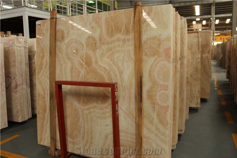 China Red-Dragon Beige Onyx Slabs & Tiles,Wall Cladding, Cut-To-Size for Floor Covering,Interior Decoration Indoor, Stage Face Plate, Outdoor