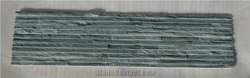 Water Filter Stone,Black Slate Cultured Stone,Water Falling Slate Quartzite Cultured Wall Stone
