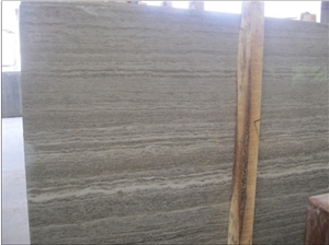 China Cloud Grey Wooden Vein Marble Stone Slab & Tiles / Cut to Size