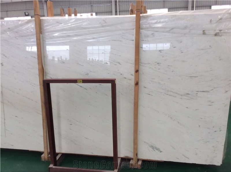 High Polished C Grade Sivec White Marble Slabs & Tiles