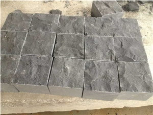 Natrual Split Other Sides Cut China Zhangpu Black Basalt Cobblestones/Cube Stone / Paving Sets / Walkway Pavers for Garden , Plaza , Patio Landscaping Paving