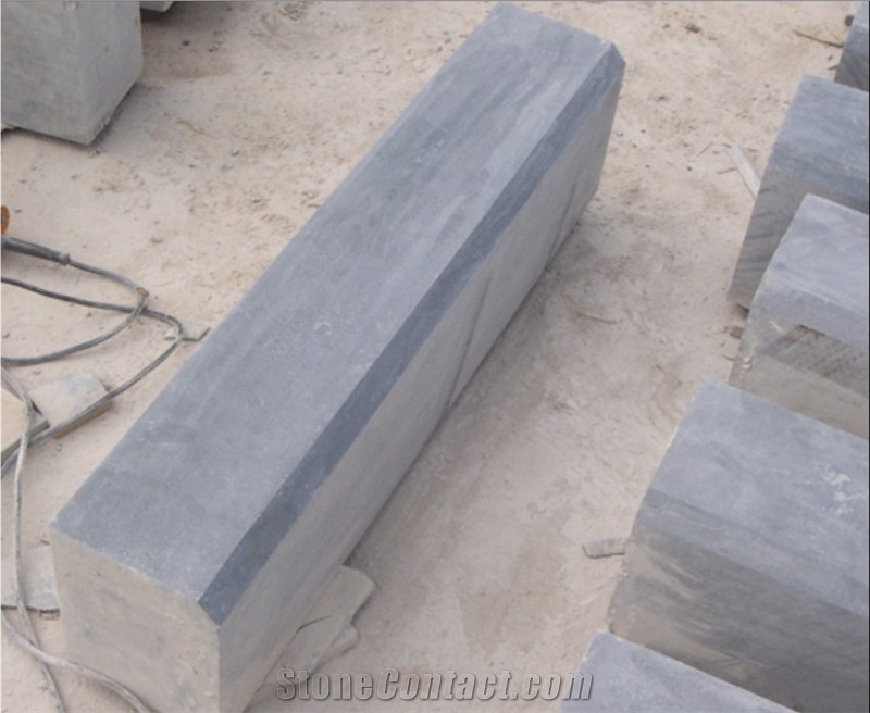 China Blue Stone Honed Kerbstone,Blue Stone Curbs for Road
