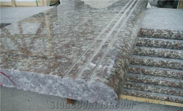 China Cheapest Red G687 Granite Stairs & Risers