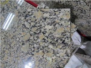 China Giallo Fiorito Granite Polished Tile for Wall & Floor, China Yellow Granite