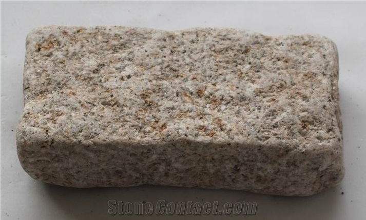 China Yellow G682 Granite Tumble Outside Pavers
