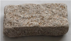China Yellow Rust Granite Tumble Cube Stone & Pavers, G682 Granite Tumble Paving Sets