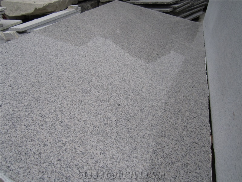 G601 Light Grey Granite Polished Slab, China Light Grey Granite