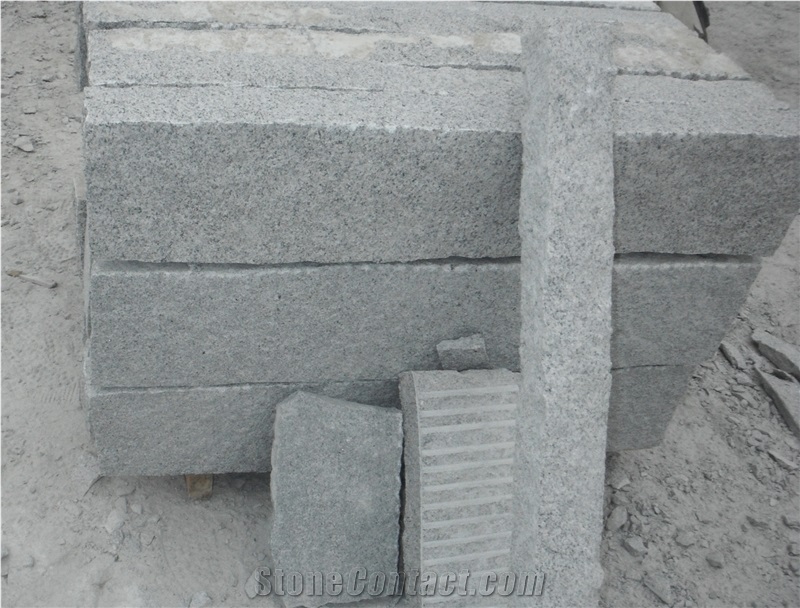 G602 Granite Kerbstone with All Sides Natural Split
