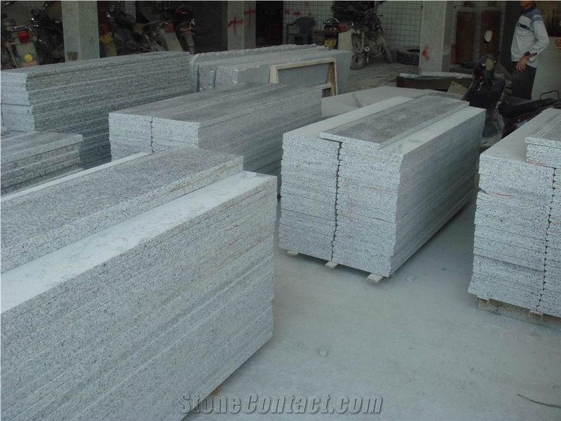 G640 Granite Polished Raiser, China Grey Granite Steps & Risers 