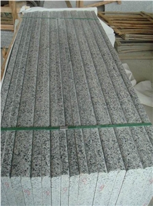 G640 Granite Polished Stairs & Steps, China Grey Granite Stairs & Risers