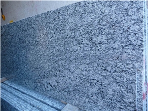 Spray White Granite Polished Small Slabs,China White Granite
