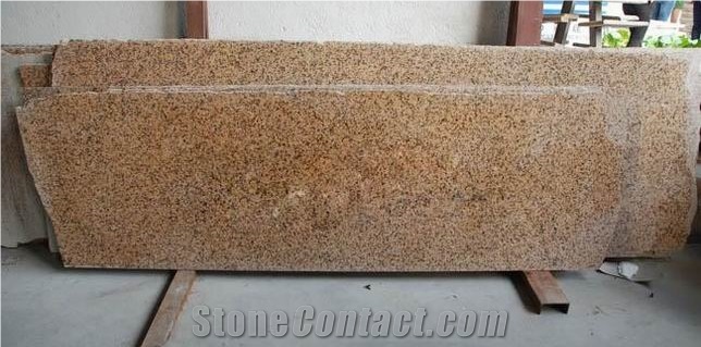Vietnam Rust Granite Polished Gangsaw Slabs, Vietnam Yellow Granite
