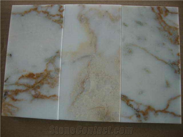 Oriental White Marble Slabs & Tiles, China White Marble