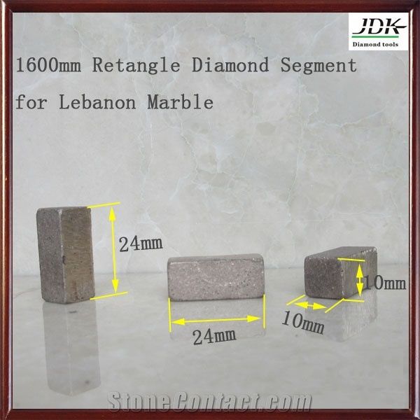 1600mm Retangle Diamond Segment for Lebanon Marble