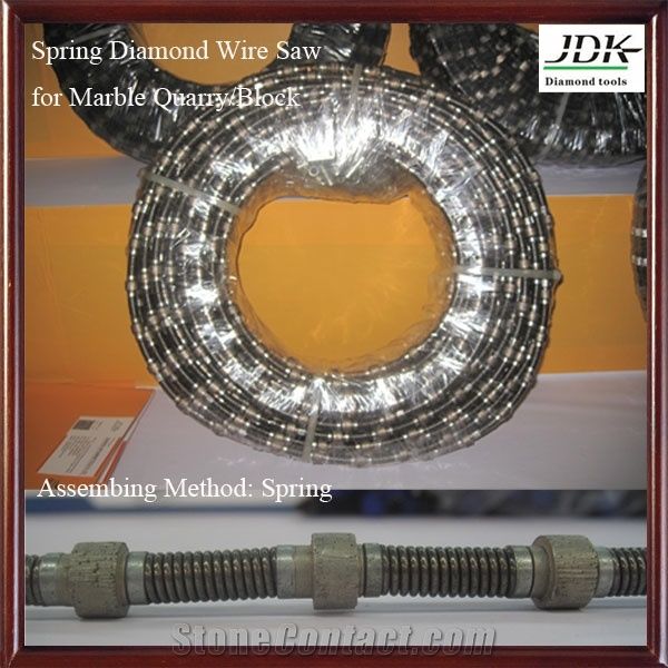 For Marble Quarry or Block Spring Diamond Wire Saw