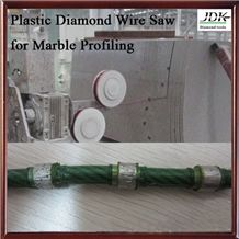 Plastic Diamond Wire Saw for Marble Profiling