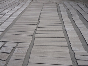 White Wood Grain Marble Slabs & Tiles