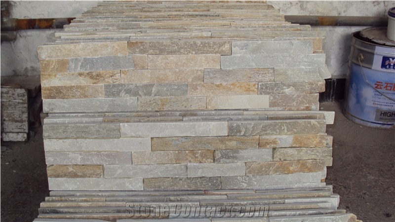 Quartzite Ledge Stones,Thin Stone Veneer Panel,Cultured Stones,Stacked Stones