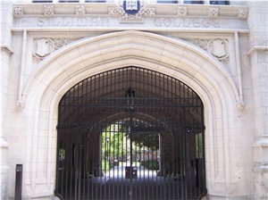 Yale University Silliman College - Carved Limestone Entrance