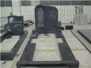 Black Granite Headstone, Black Granite Monument & Tombstone