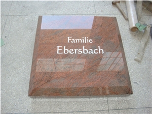 Red Granite Monument Tablet, Red Granite Monument & Tombstone