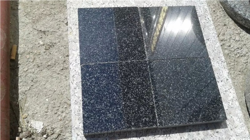 Shanxi G332 Beida Black Bingzhou Black Granite Slabs & Tiles