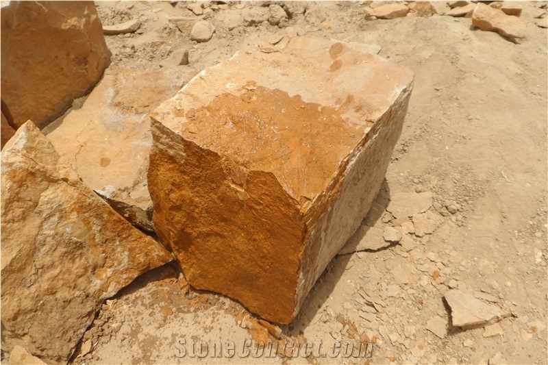 Golden Camel Blocks at Low Rates, Indus Gold Marble Blocks