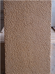 Mango Bush Hammered Sandstone Slabs & Tiles for Exterior/Interior Wall Cladding - Sandstone Quarry Owners