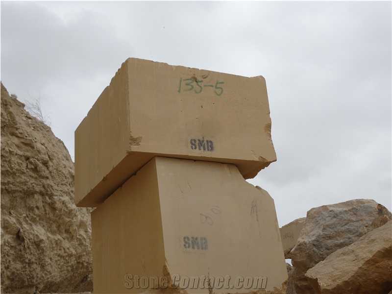 Pakistan Mango Yellow Sandstone Blocks - Quarry Owners