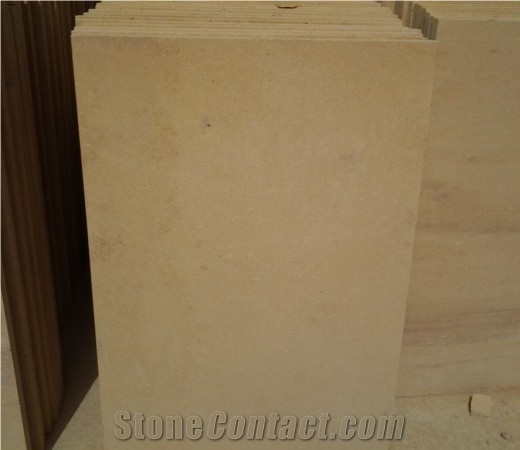 Paskistan Yellow Sandstone Matte Finish Tiles for Wall Cladding