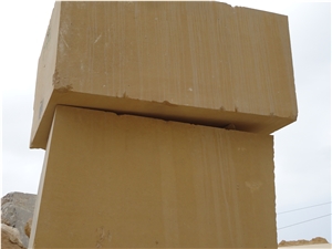 Raw Mango Sandstone Blocks (Uncut), Pakistan Yellow Sandstone
