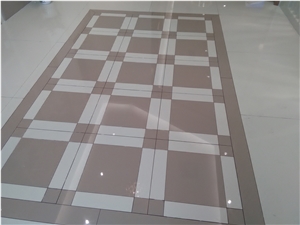 Nano Glass Waterjet Parquet for Floor and Wall