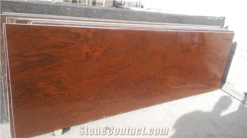 Red Multicolour 2cm Thickness Polished Granite Slabs, Red Granite Tiles & Slabs