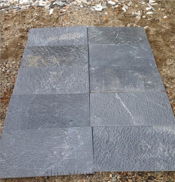 Fargo 016 Grey Slate Tiles, Natural Surface Slate Tiles for Floor/Wall