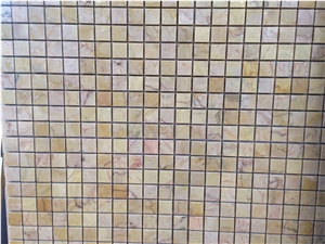 Fargo Cream Yellow Marble Polished Mosaic for Wall & Floor