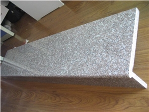 Fargo G635 Red Granite Staircase, Polished Red Granite Stair Treads & Risers