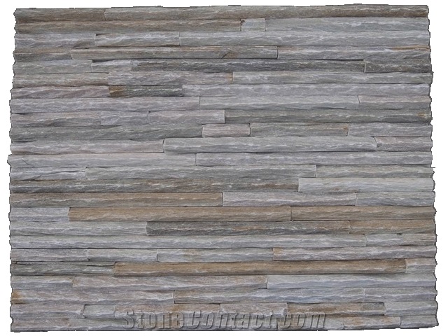 Fargo Multi-Color Wall Cladding Peak Stone,Stacked Stone Veneer,Multi-Color 014 Slate Thin Exposed Ledge Stone
