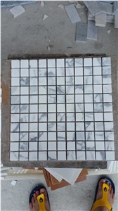 2015 White Marble Mosaics for Walling/Flooring and Interior Decorated Polished Chinese Factory Wholesale Mosaic Tiles/Italy White Bianco Dolomiti