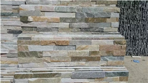 Grey/Yellow/White Natural Surface Flooring and Wall Covering 100%Rockface Wall Panel Multicolor Culture Stone Factory Wholesale China Slate Slabs&Tiles
