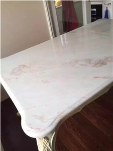 Pink Marble Kitchen Countertop