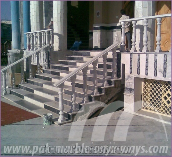 Balustrade & Railing Ziarat White Marble Pakistan